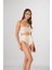 Mideli Slip Külot Kadın Korse Beyaz Örme Seamless Dikişsiz Soft 2