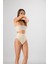 Mideli Slip Külot Kadın Korse Beyaz Örme Seamless Dikişsiz Soft 4