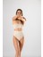 Mideli Slip Külot Kadın Korse Beyaz Örme Seamless Dikişsiz Soft 5