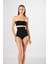 Yüksek Bel Slip Slikon Kadın Külot Korse Beyaz Örme Seamless Dikişsiz Soft 1
