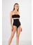 Yüksek Bel Slip Slikon Kadın Külot Korse Beyaz Örme Seamless Dikişsiz Soft 2