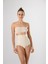 Kadın Lazer Kesim Iz Yapmaz Yüksek Bel Slip Külot Ten Örme Seamless Dikişsiz Slikonlu 3