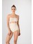 Kadın Lazer Kesim Iz Yapmaz Yüksek Bel Slip Külot Ten Örme Seamless Dikişsiz Slikonlu 5