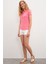 Kadın Pembe Basic T-Shirt 50222743-VR041 5