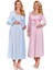Kalpli Hamile Pijama Takımı 392 | Mavi 1