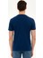 Erkek Lacivert Slim Fit Bisiklet Yaka T-Shirt 50226354-VR033 2