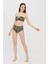 Çok Renkli Blossom Strapless Half Band Bikini Üstü 4