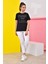 GYM00015 Likrali Koton Kadin T-Shirt 2