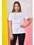 GYM00015 Likrali Koton Kadin T-Shirt 3