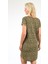 Geisha Khaki Green Elbise 3