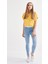 Kadın Skinny Ultra Likra Jean Pantolon Wth Gold - Açık Mavi 4
