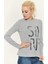 Kadın T-Shirt - Gri 4