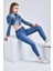 Kadın Wendy Skinny Ultra Likra Jean Pantolon Wth Gold - Koyu Mavi 3