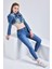 Kadın Wendy Skinny Ultra Likra Jean Pantolon Wth Gold - Koyu Mavi 5
