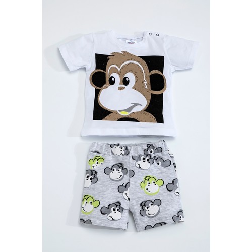 Luggi Erkek Bebek Şort Takım Lg-5097