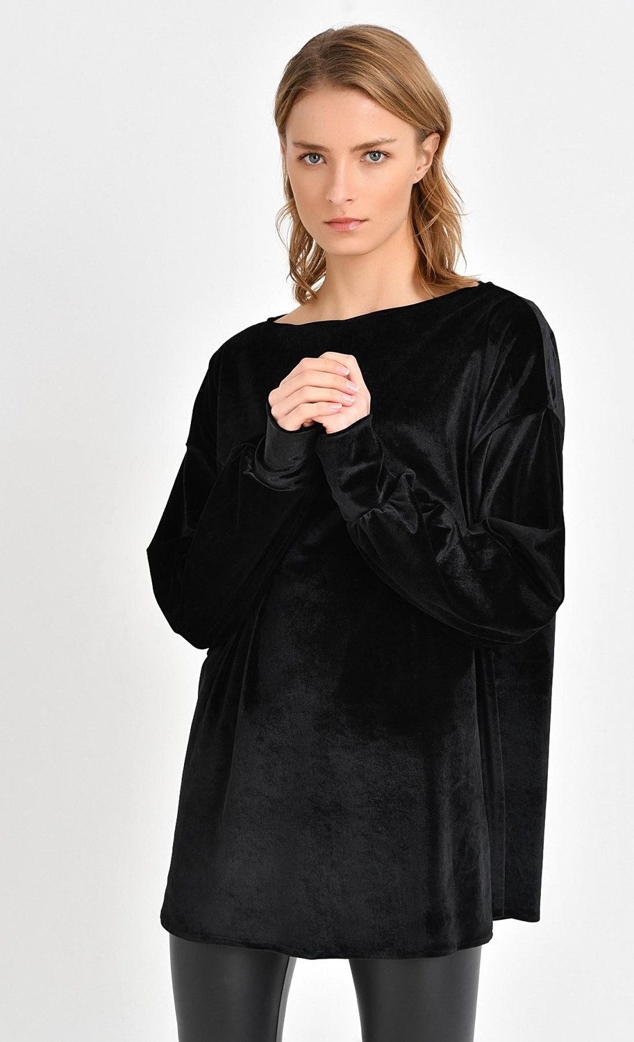 Quincey Kadife Tunik