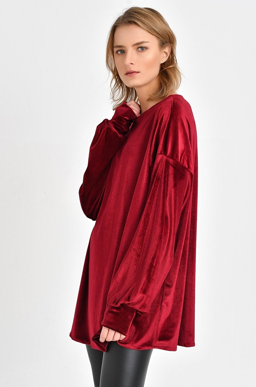 Quincey Kadife Tunik görsel 3