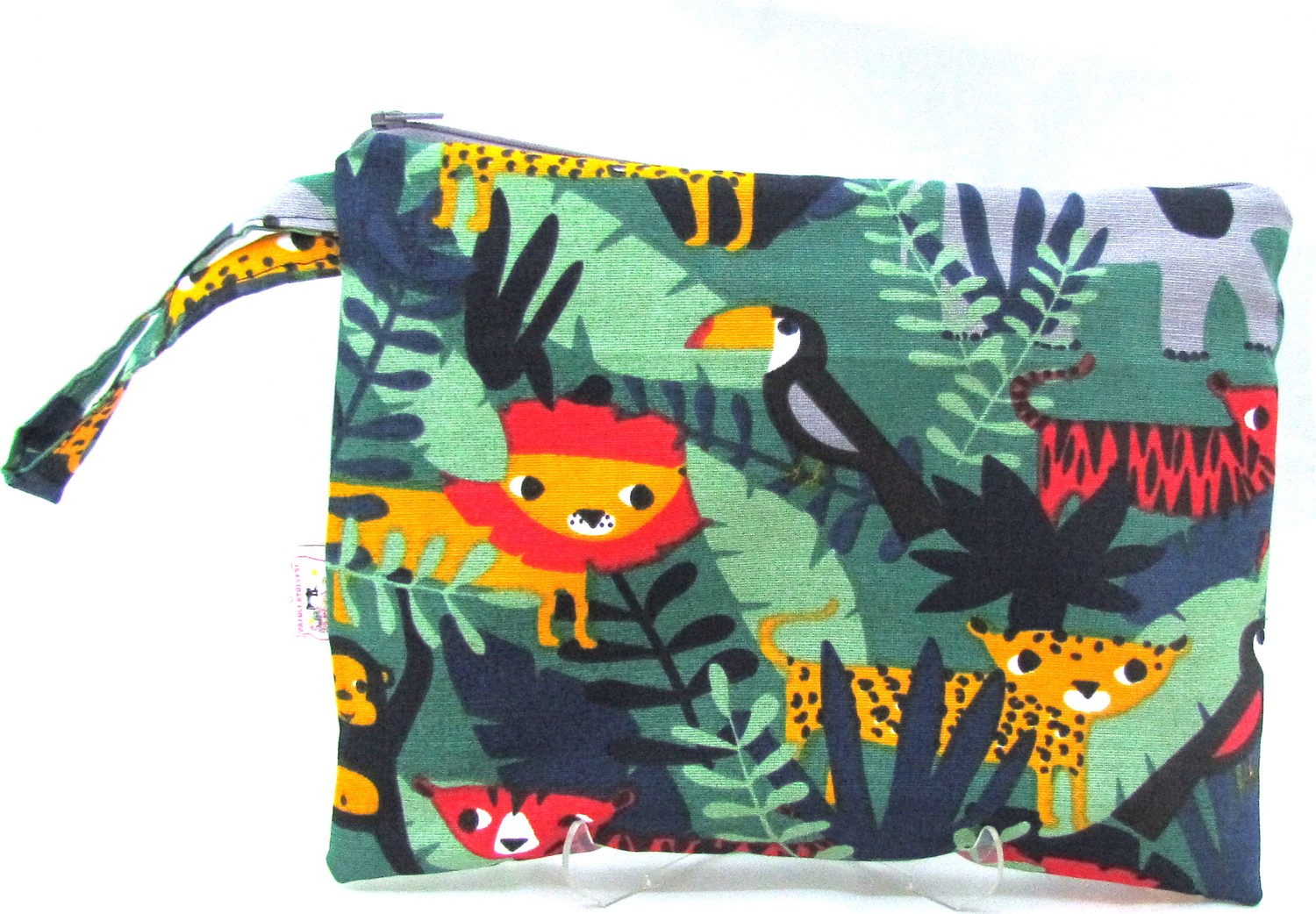 Pafuli El Yapımı Clutch Çanta Jungle