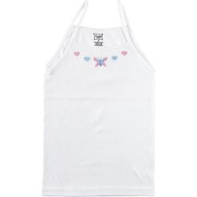 Tutku Kız Çocuk Beyaz 6'lı Paket Ribana İp Askılı Atlet ELF568TUT01656