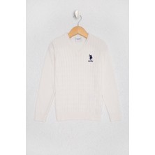 U.S. Polo Assn. Kız Çocuk Basic Triko Kazak 50207020-VR071