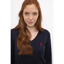 U.S. Polo Assn. Kadın Basic Triko Kazak 50206420-VR033