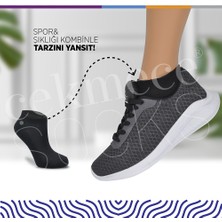 Çekmece 17'li Unisex Pamuk Spor Patik Çorap
