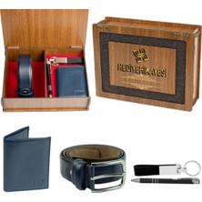 Hky Hakiki Deri Erkek Cüzdan ve Kemer Seti