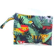 Pafuli El Yapımı Clutch Çanta Jungle