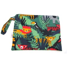 Pafuli El Yapımı Clutch Çanta Jungle