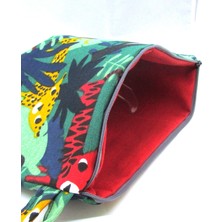 Pafuli El Yapımı Clutch Çanta Jungle