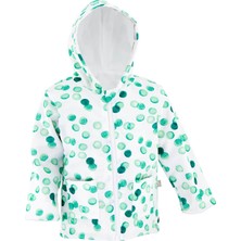 Boumini Su Geçirmez Çocuk Yağmurluk Kapüşonlu Yuvarlaklar Mint