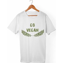 Muggkuppa Vegan-Go Vegan Çocuk Beyaz Tişört