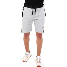 Alexander Gardi Yanı Şerit Detaylı Regular Fit Şort Gri (E20-CMLSRT 04)