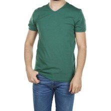 Cazador V Yaka Erkek T-Shirt Caz 4619