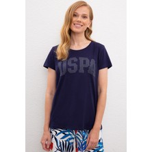 U.S. Polo Assn. Kadın Lacivert T-Shirt 50219882-VR033