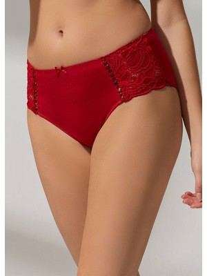 Suwen Isabelle Slip Külot - Bordo