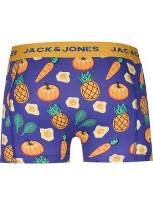 Jack & Jones Erkek Surf the Web Pineapple Boxer