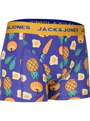 Jack & Jones Erkek Surf the Web Pineapple Boxer