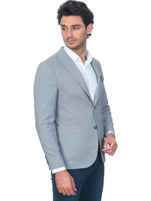 White Stone Napoli Slim Fit Ceket