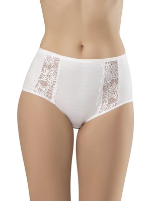 Erdem 2546 Ribana Dantelli Beyaz Kadın Külot 6'lı