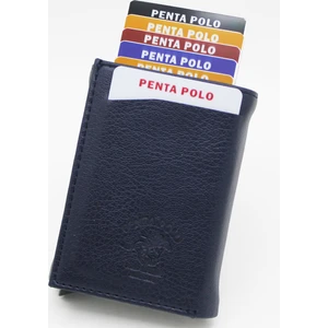 Penta Polo Kağıt Para Gözlü Mekanizmalı Akıllı Kartlık Cüzdan