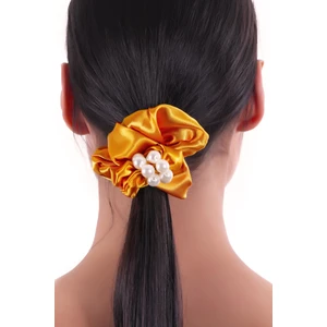Hahai Kadın Inci Boncuk Detaylı Scrunchie Toka