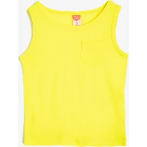 Kız Bebek Cep Detaylı Atlet