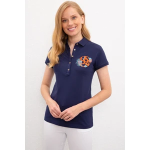 U.S. Polo Assn. Kadın Lacivert T-Shirt 50220589-VR033