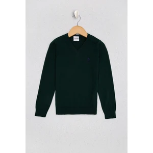 U.S. Polo Assn. Erkek Çocuk Basic Triko Kazak 50210681-VR079