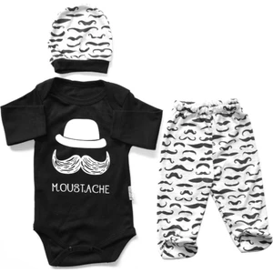 Üçlü Siyah Bıyıklı Badili Takım