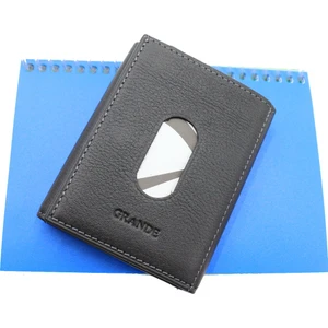 724 Deri Erkek Cüzdan Kartlık Siyah