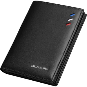 William Polo Deri Erkek Kısa Cüzdan