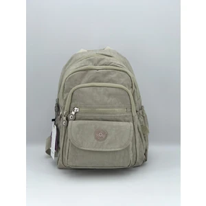 Mega 255 Krinkıl Kumaş Sırt Çantası Krem