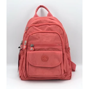 Mega 255 Krinkıl Kumaş Sırt Çantası Somon